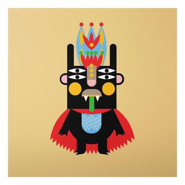 Tavlor indianer Collage Ethno Monster - King