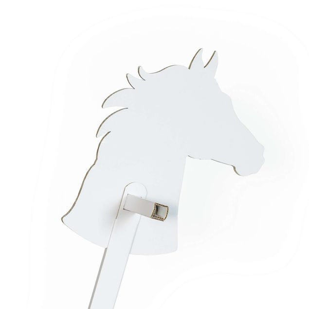 käpphäst enhörning Häst vit för målning/limning