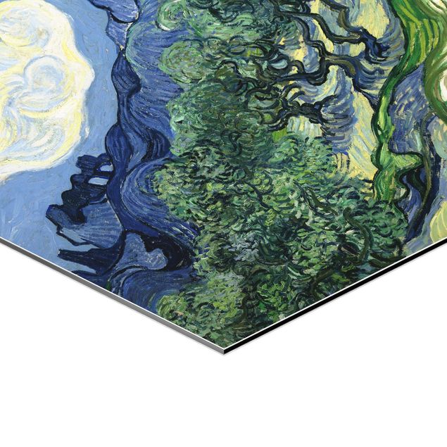 Tavlor landskap Vincent Van Gogh - Olive Trees