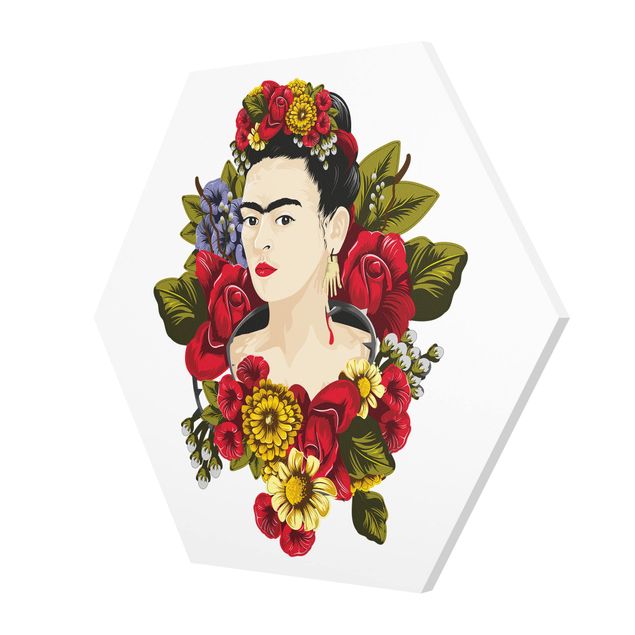 Tavlor konstutskrifter Frida Kahlo - Roses