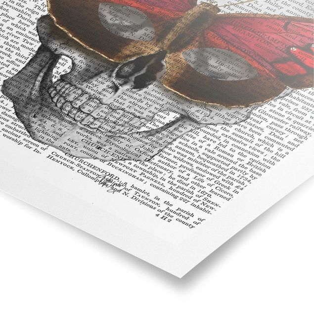 Tavlor ordspråk Scary Reading - Butterfly Mask