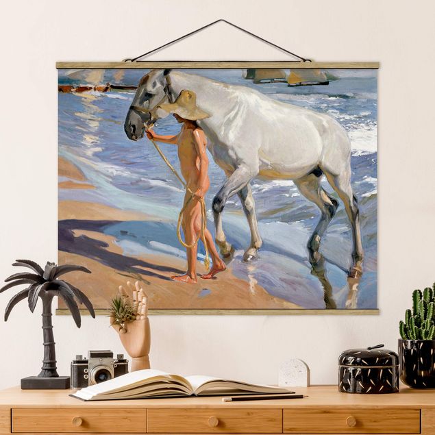 Kök dekoration Joaquin Sorolla - The Horse’S Bath