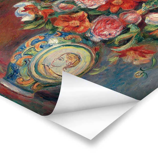 Posters konstutskrifter Auguste Renoir - Flower vase