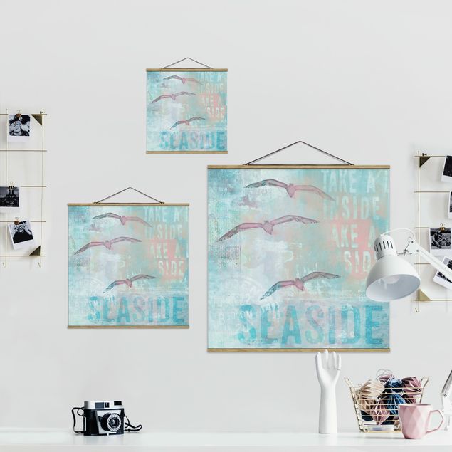 Tavlor Andrea Haase Shabby Chic Collage - Seagulls