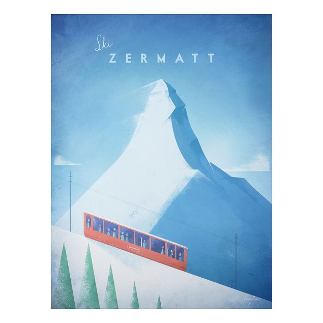 Tavlor Schweiz Travel Poster - Zermatt