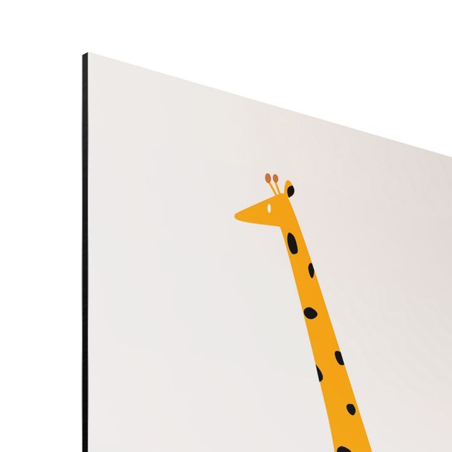 Tavlor modernt Yellow Giraffe