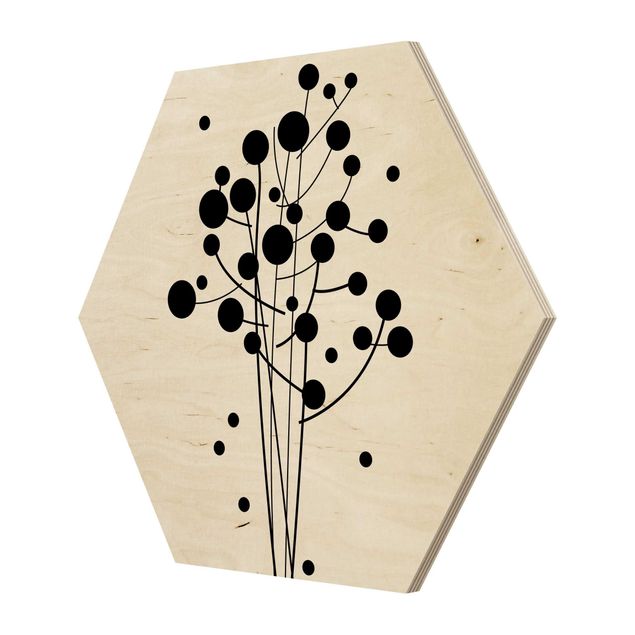 Hexagon Bild Holz - No.SF679 Artflower
