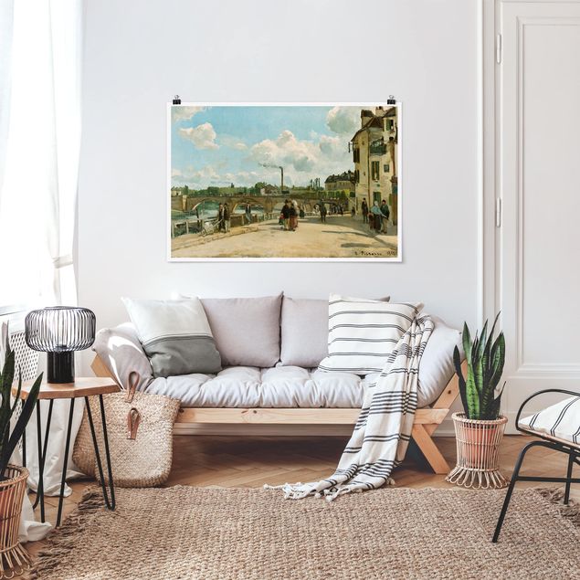 Konststilar Impressionism Camille Pissarro - View Of Pontoise