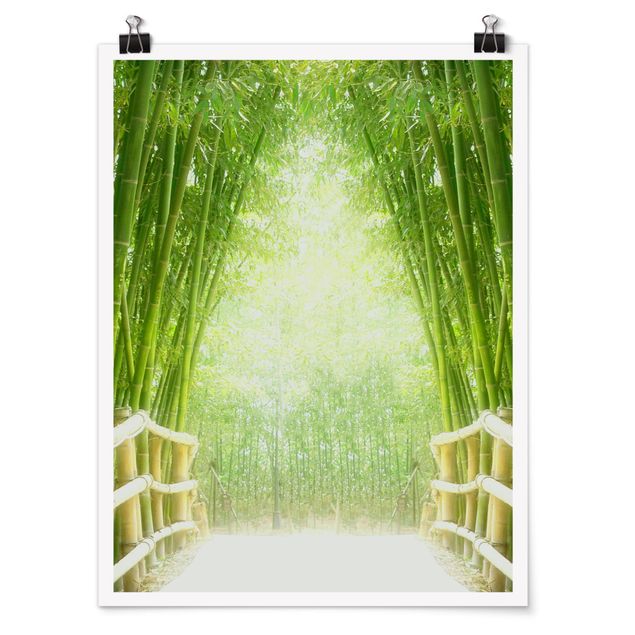 Tavlor landskap Bamboo Way