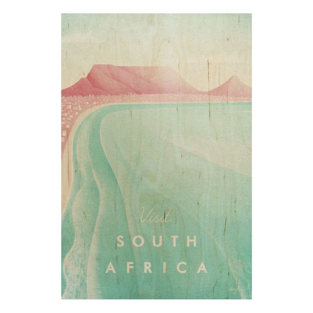 Trätavlor landskap Travel Poster - South Africa