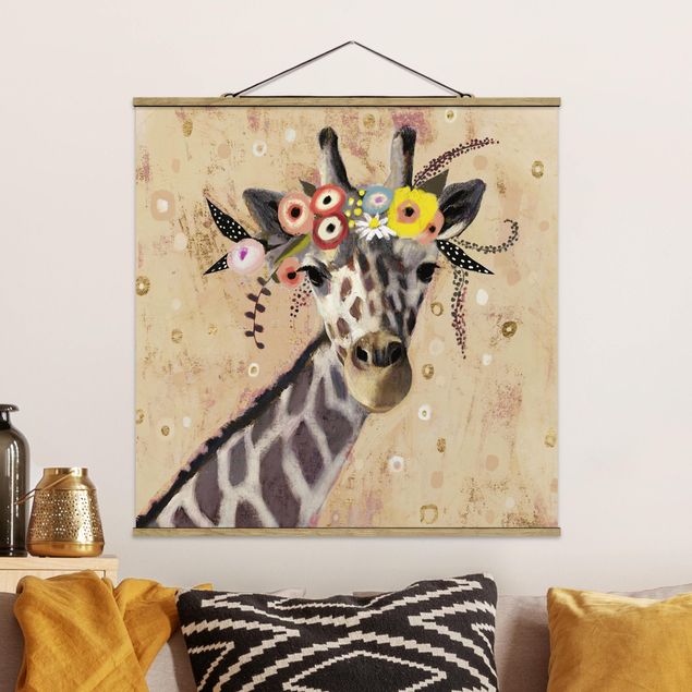Kök dekoration Klimt Giraffe