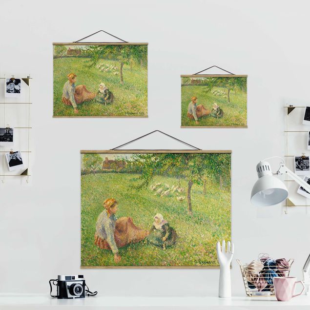 Konstutskrifter Camille Pissarro - The Geese Pasture