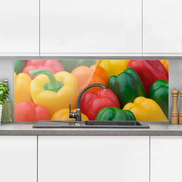 Kök dekoration Colorful Peppers