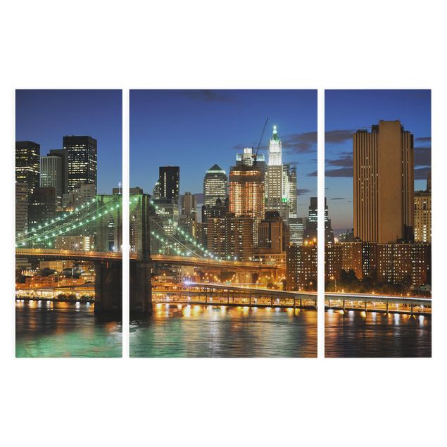 Tavlor arkitektur och skyline Manhattan Panorama