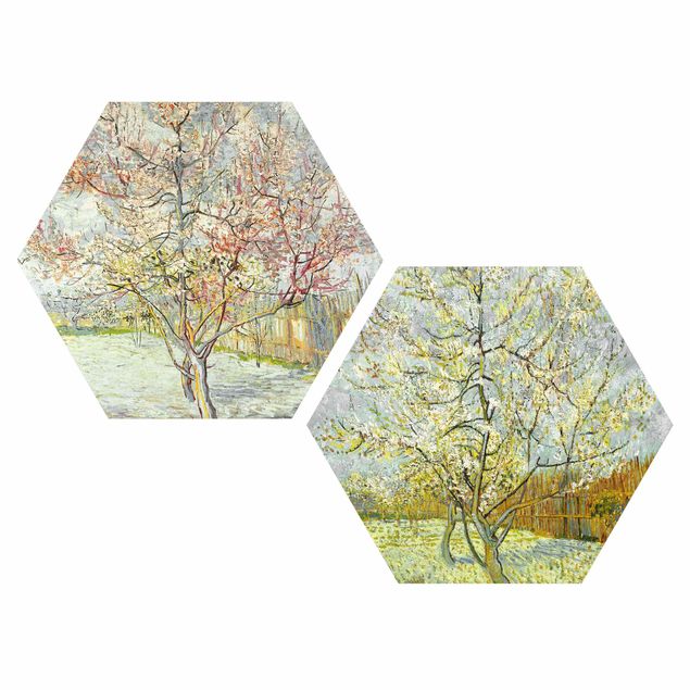 Konststilar Post Impressionism Vincent Van Gogh - Peach Blossom In The Garden