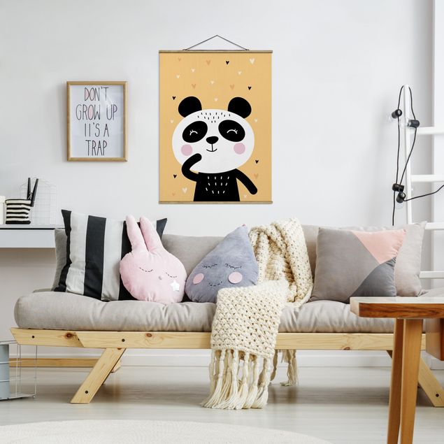 Tavlor modernt The Happiest Panda
