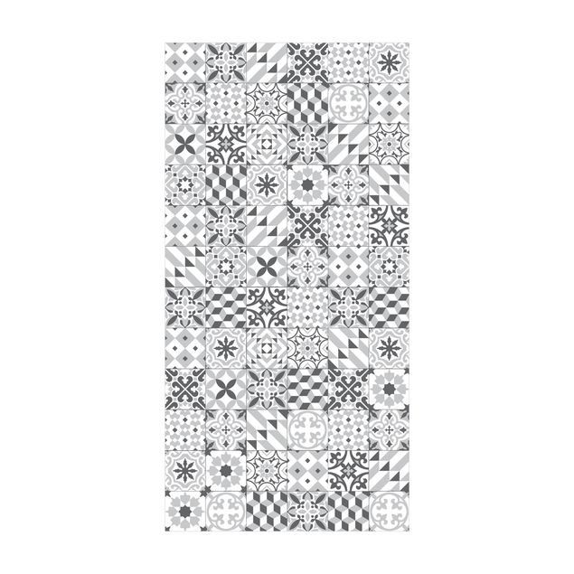 modern matta Geometrical Tile Mix Grey
