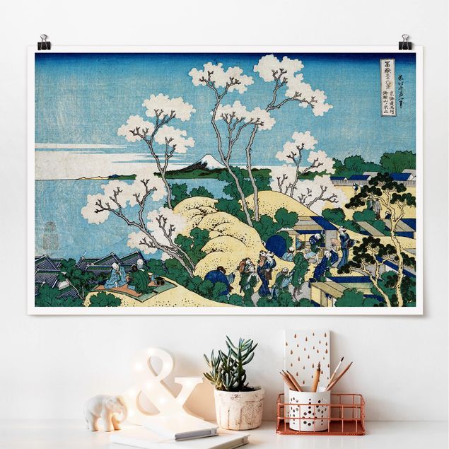 Kök dekoration Katsushika Hokusai - The Fuji Of Gotenyama