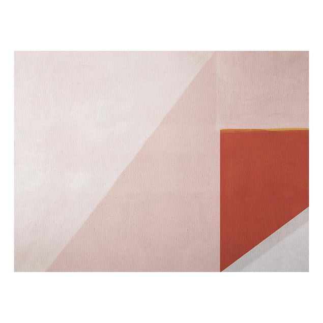 Tavlor abstrakt Pink Geometry