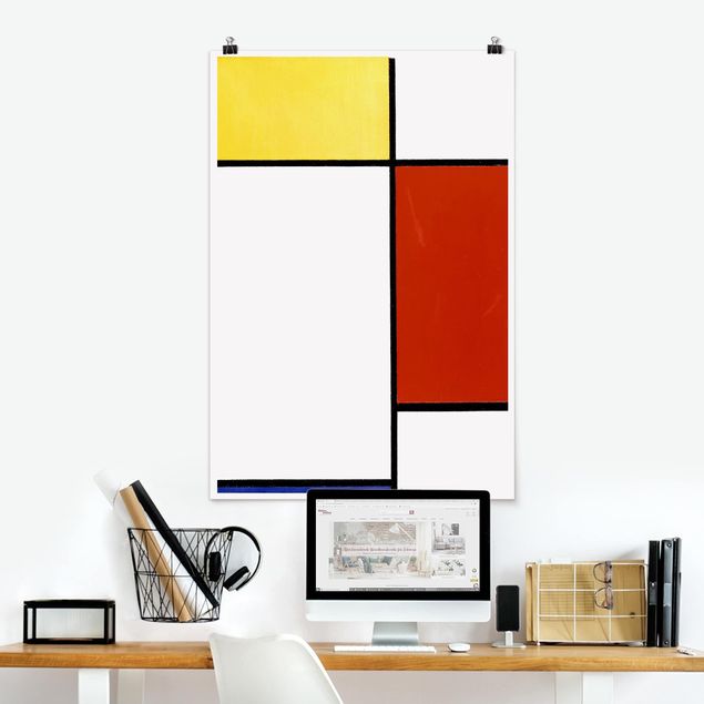 Konststilar Impressionism Piet Mondrian - Composition I