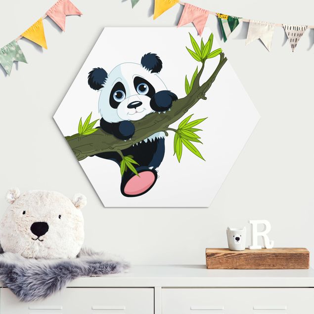 Inredning av barnrum Climbing Panda