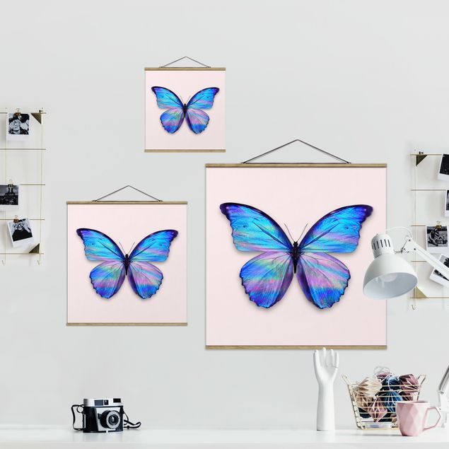 Tavlor djur Holographic Butterfly
