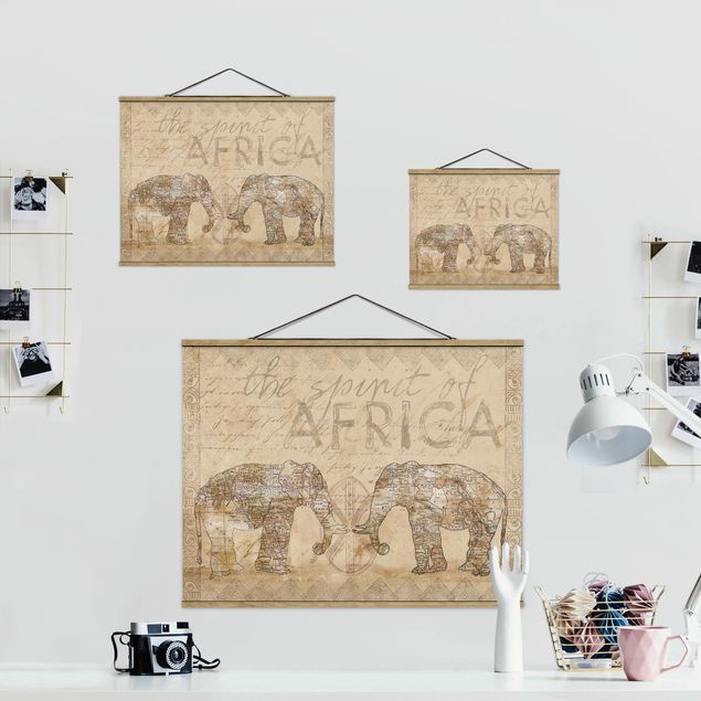 Tavlor Andrea Haase Vintage Collage - Spirit Of Africa