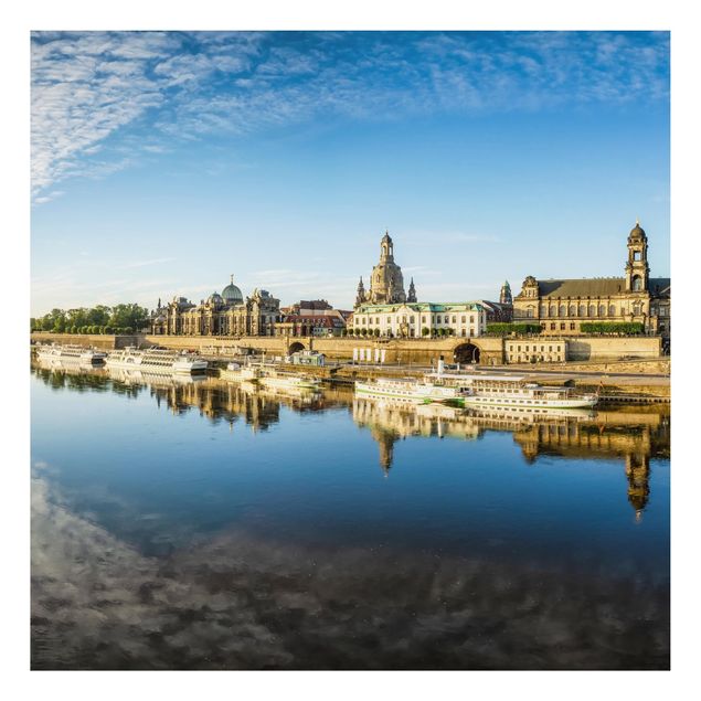 Tavlor arkitektur och skyline The White Fleet Of Dresden
