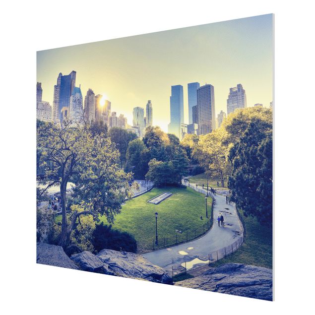 Tavlor modernt Peaceful Central Park