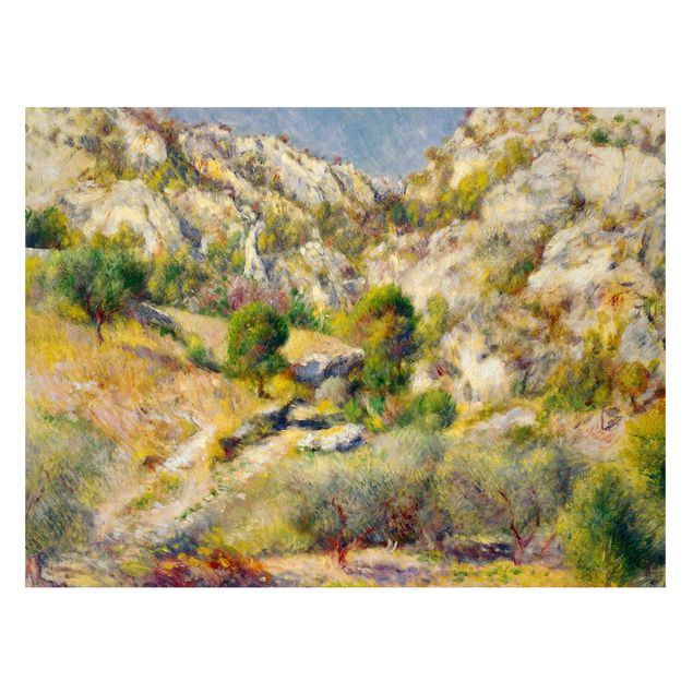 Konststilar Impressionism Auguste Renoir - Rock At Estaque