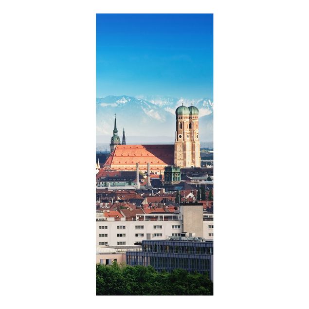 Tavlor arkitektur och skyline Munich