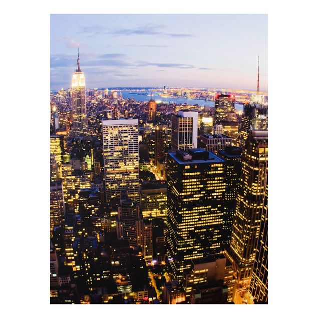 Tavlor New York New York Skyline At Night