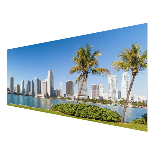 Tavlor modernt Miami Beach Skyline