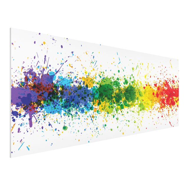 Kök dekoration Rainbow Splatter