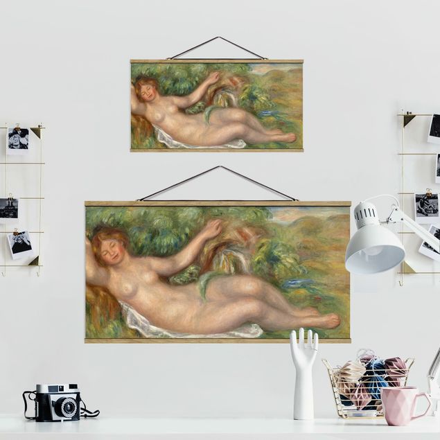 Tavlor konstutskrifter Auguste Renoir - Nude Lying, The Source