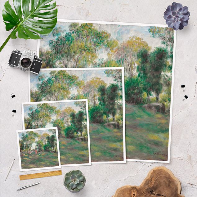 Posters landskap Auguste Renoir - Landscape With Figures