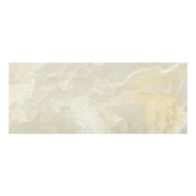 glasskivor kök Onyx Marble Cream
