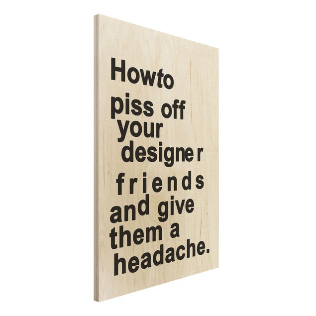Kök dekoration Designers Headache
