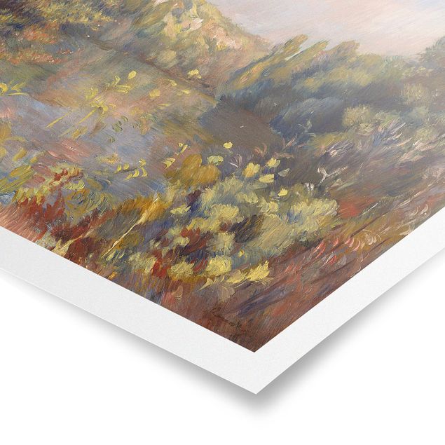 Tavlor träd Auguste Renoir - Lakeside Landscape