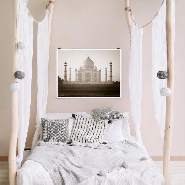 Posters arkitektur och skyline Taj Mahal