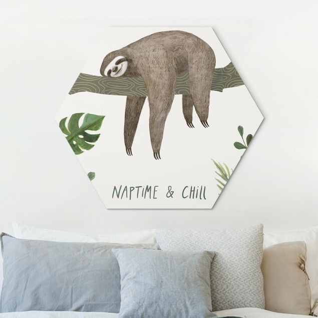 Inredning av barnrum Sloth Sayings - Chill