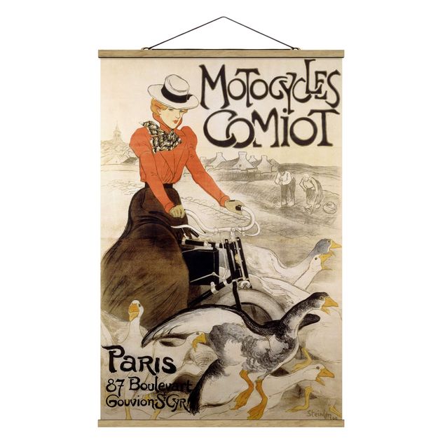 Tavlor bilar Théophile Steinlen - Poster For Motor Comiot