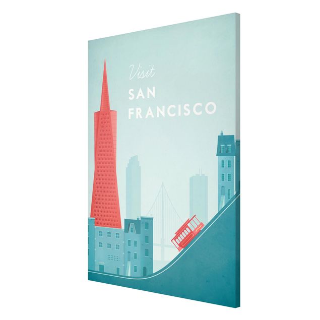 Tavlor konstutskrifter Travel Poster - San Francisco