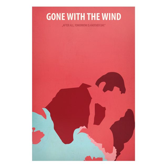 Tavlor konstutskrifter Film Poster Gone With The Wind