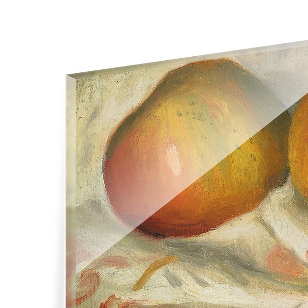 glasskivor kök Auguste Renoir - Apples And Lemon