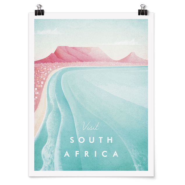 Tavlor hav Travel Poster - South Africa