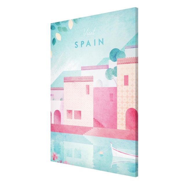 Tavlor konstutskrifter Travel Poster - Spain