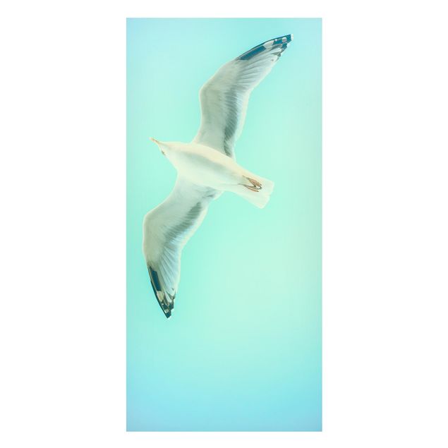 Magnettavla djur Blue Sky With Seagull