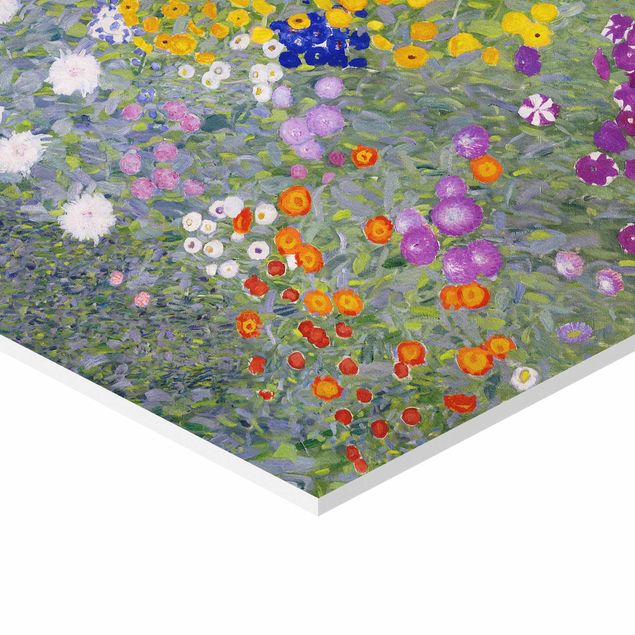 Tavlor blommor  Gustav Klimt - The Green Garden
