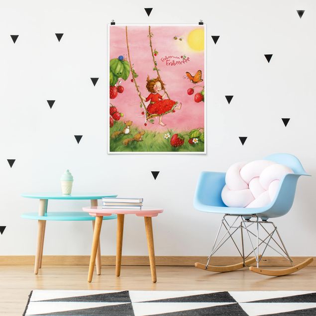 Tavlor modernt Little Strawberry Strawberry Fairy - Tree Swing